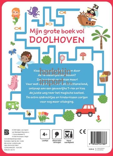 Ballon Kids - livre de labyrinthes pour enfants 6+ - Ballon Media N.V.-2