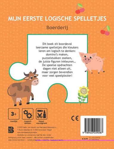 Ballon logische spelletjes boek boerderij voor kinderen 3+ educatief-2