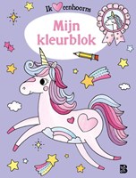 Standaard eenhoorn kleurboek kleurblok voor kinderen creatief plezier