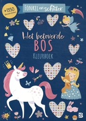 Ballon Fonkel en schitter: Het betoverde bos (met diamantstickers)