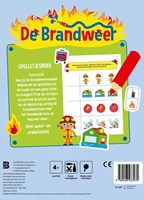 Ballon spelletjesboek brandweer met stickers voor kinderen 4+-2