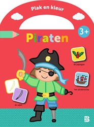 Ballon stickerboek piraten - Plak en kleur voor kinderen 3+ leerplezier