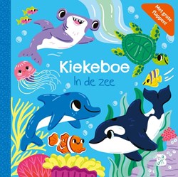 Ballon interactief boek Kiekeboe In de zee kartonboek voor kinderen