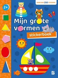 Ballon stickerboek vormen voor peuters - educatief stickerplezier 2+
