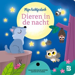 Ballon lichtjesboek dieren in de nacht kartonboek interactief 2+