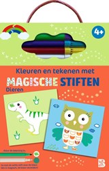 Ballon livre de coloriage feutres magiques animaux 4+ dessin créatif