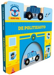 Ballon politieauto peuterboek met speelgoedauto - educatief boek