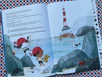 De Eenhoorn livre pour enfants À la recherche du trésor de Z le Terrible 4+ - livre d'images interactif-3