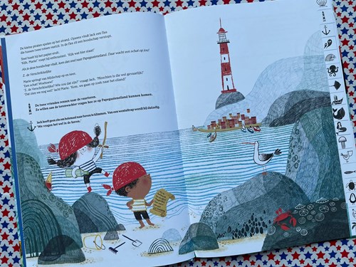 De Eenhoorn livre pour enfants À la recherche du trésor de Z le Terrible 4+ - livre d'images interactif-3