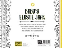 Image Books baby invulboek O'Baby eerste jaar hardcover geel-2