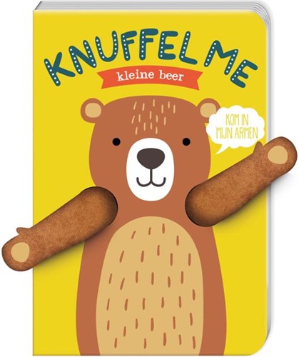 Image Books knuffelboek kleine beer kartonboekje met pluche armen