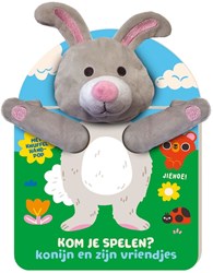 Image Books vingerpopboekje konijn en vriendjes - interactief kinderboek