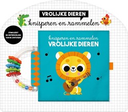 Imagebooks Knisperboek met Rammelaar - Vrolijke dieren