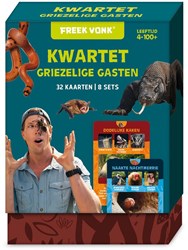 Image Books dierenkaartspel Freek Vonk Griezelige dieren 4+ kwartet