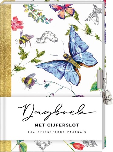 Image Books dagboek met slot Botanical - persoonlijk dagboek voor volwassenen