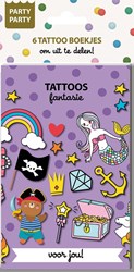 Image Books livrets de tatouages fantaisie - cadeau fête enfant