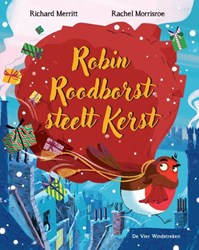 De Vier Windstreken prentenboek Robin Roodborst steelt Kerst 4+ hardcover