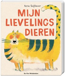 De Vier Windstreken kartonboek dieren leren voor kinderen
