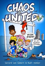 Leopold kinderboek Chaos United voetbal avontuur 9+ humor