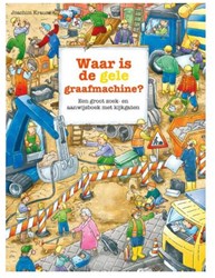 Leopold livre cherche et trouve pelleteuse jaune livre tout-petit 2+ interactif