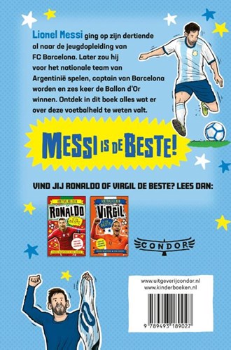 Leopold livre héros du football Messi est le meilleur pour enfants 8+-2