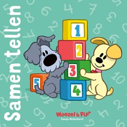 Dromenjager Woezel & Pip livre cartonné apprendre à compter pour tout-petits
