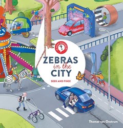 Clavis livre de recherche Zèbres en ville - album illustré drôle dès 5 ans