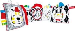 Mom's Care babyboek zwart-wit met spiegel - sensorisch speelgoed