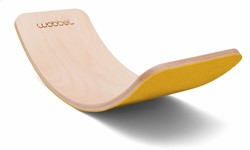 Wobbel Pro Blank gelakt vilt Mosterd