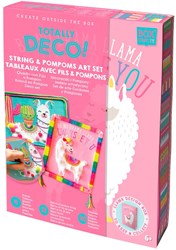 Box Candiy knutselset koord en pompons - creatieve decoratie