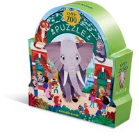 Crocodile Creek Puzzle - Une journée au zoo - 48 pièces