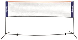 Spordas badminton en mini tennis net - draagbaar sportnet 5 meter