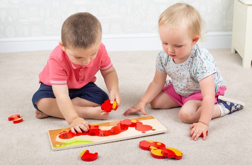 Bigjigs Puzzle des chiffres de la chenille-3