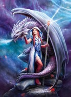 Clementoni Legpuzzel Anne Stokes Dragon Mage, 1000st.-2