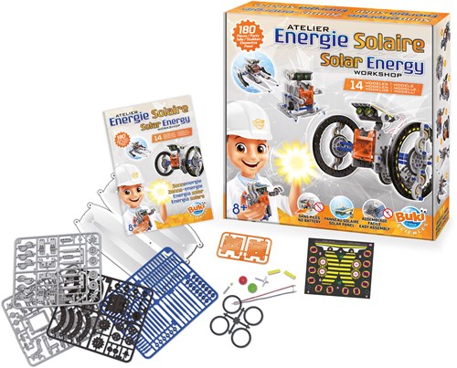 Buki constructieset - Zonne-energie speelgoed 14-in-1 bouwpakket-2