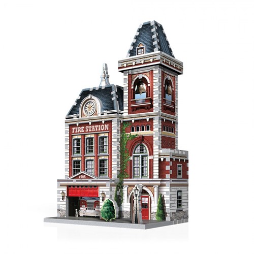 Wrebbit Wrebbit 3D puzzel - Urbania Brandweerkazerne (285)-2