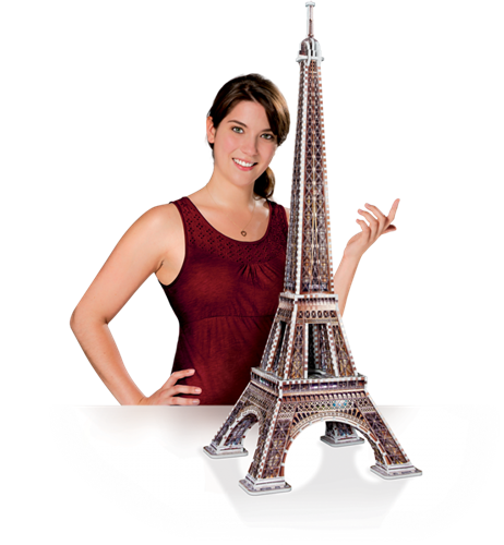 Wrebbit Wrebbit 3D puzzel - La Tour Eiffel (816)-2