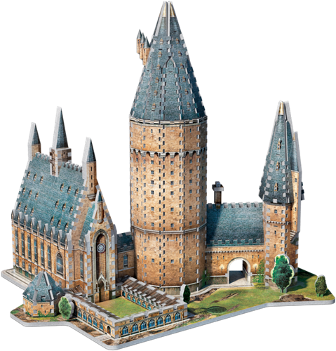 Wrebbit 3D Harry Potter puzzle Grande Salle de Poudlard 850 pièces-2