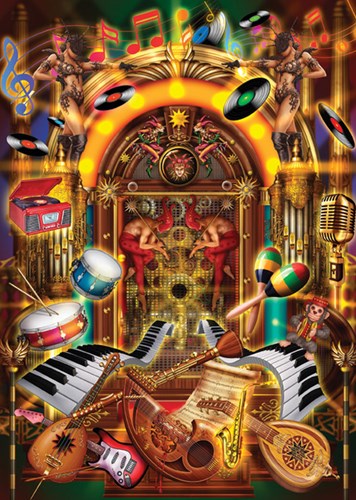 Puzzelman Juke Box - Ciro Marchetti (1000)-2
