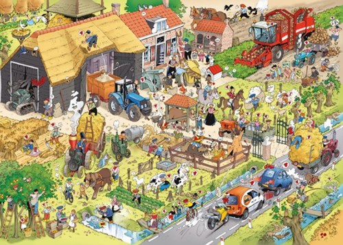 Puzzelman Op de Boerderij - Danker Jan (1000)-2