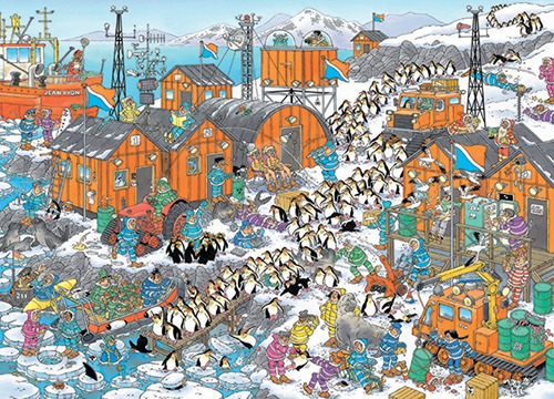 Jumbo puzzel Jan van Haasteren Zuidpool Expeditie - 1000 stukjes-2