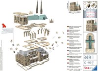 Ravensburger 3D puzzel Notre Dame Parijs - bouwset - 324 stukjes-3