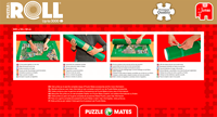 Jumbo puzzelmat Puzzle & Roll 1500-3000 stukjes groen vilt-2