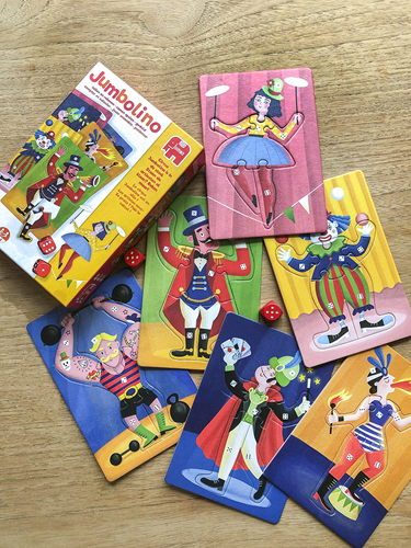 Jumbo kinderspel Jumbolino puzzelspel - educatief dobbelspel 4+-2