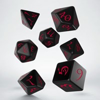 Q-Workshop RPG classique - Jeu de dés noirs et rouges (7)-2