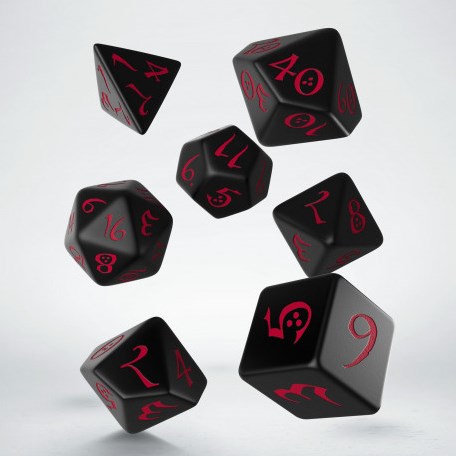 Q-Workshop RPG classique - Jeu de dés noirs et rouges (7)-2