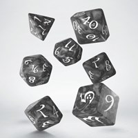 Q-Workshop RPG classique - Jeu de dés fumés et blancs (7)-2