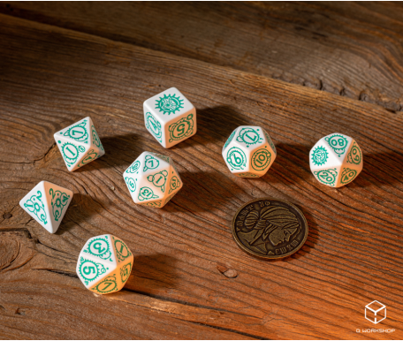 Q-Workshop The Witcher Dice Set - Ciri - La loi de la surprise (7 pcs + pièce)-3