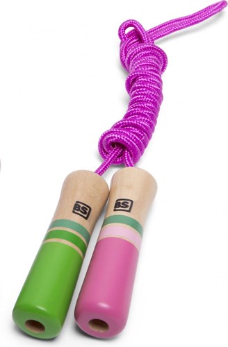 BS Toys springtouw roze - klassiek speelgoed voor buitenplezier-3