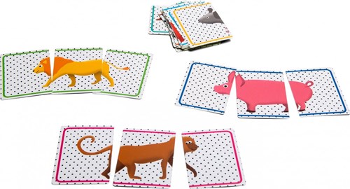BS Toys jeu de cartes animaux jouet éducatif - Dieren Geklets-3